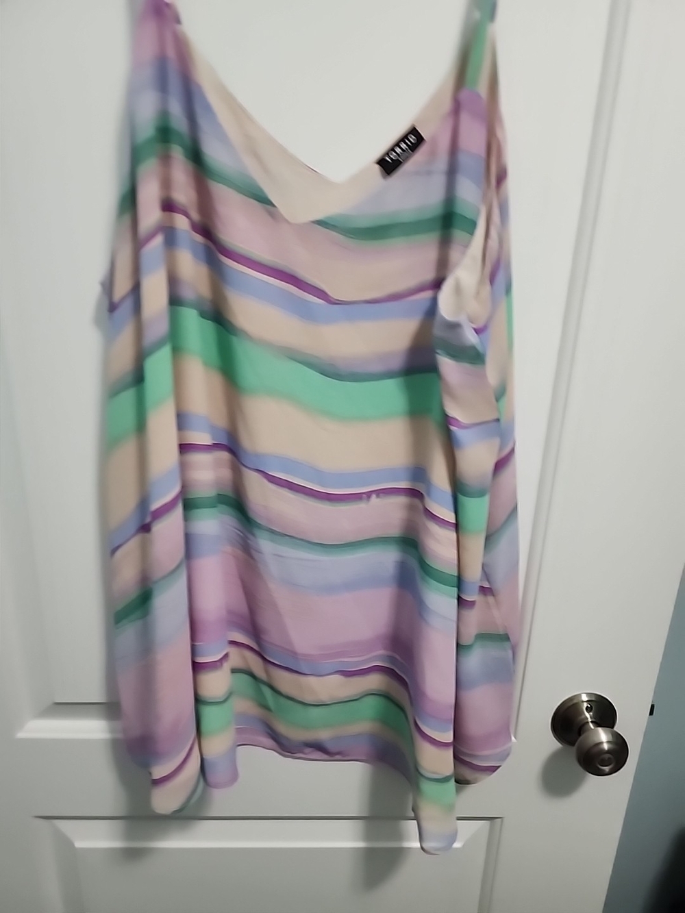 torrid Pastel Multi-Striped Slip Camisole